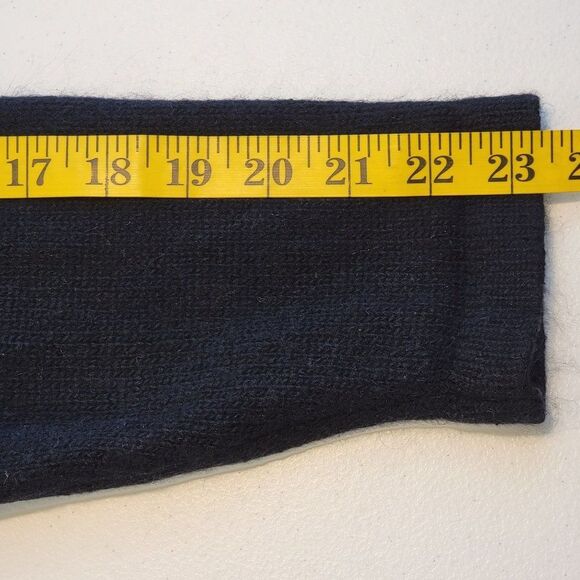 Vintage Allison Blair Pearl Sweater Womens L Silk Angora Lambswool Blend Black - Picture 9 of 9